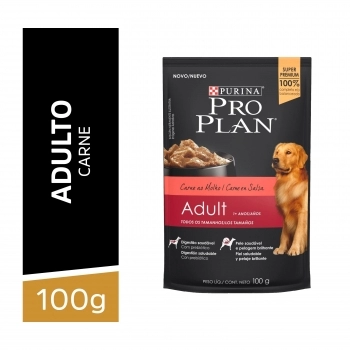 PRO PLAN ADULTO CARNE 15X100G BR