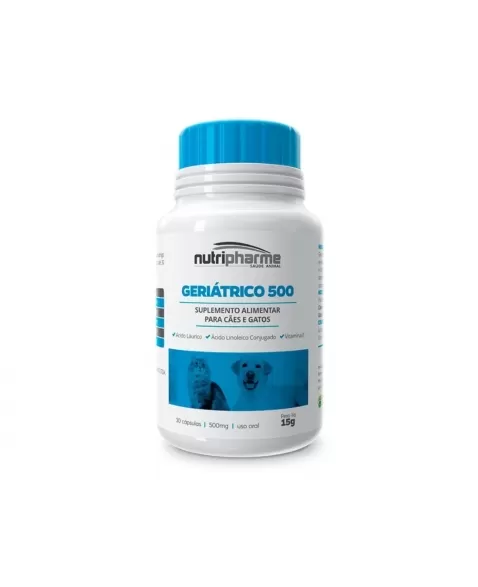 NUTRIPHARME GERIATRICO 500 30 CAPS