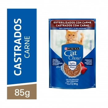 CAT CHOW CASTRADOS CARNE 15X85G N1 XI