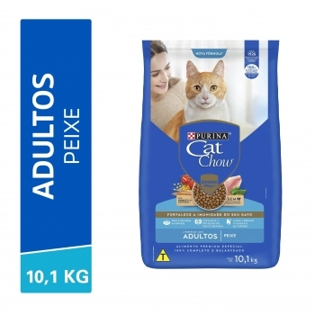 CAT CHOW ADULTOS PEIXE 10,1KG