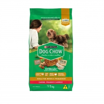 DOG CHOW EXTRA LIFE ADULTOS MINIS E PEQUENOS 10X1KG