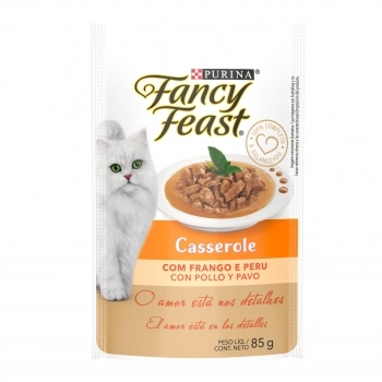 FANCY FEAST CASSEROLE FRANGO E PERU 15X85G N1