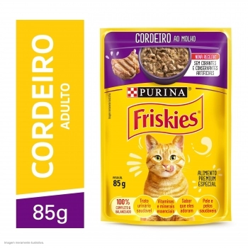 FRISKIES CORDEIRO AO MOLHO 15X85G BR