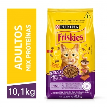 FRISKIES MEGAMIX ADULTO 10,1KG BR