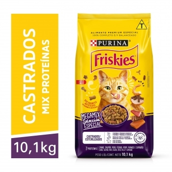 FRISKIES MEGAMIX CASTRADO 10,1KG BR